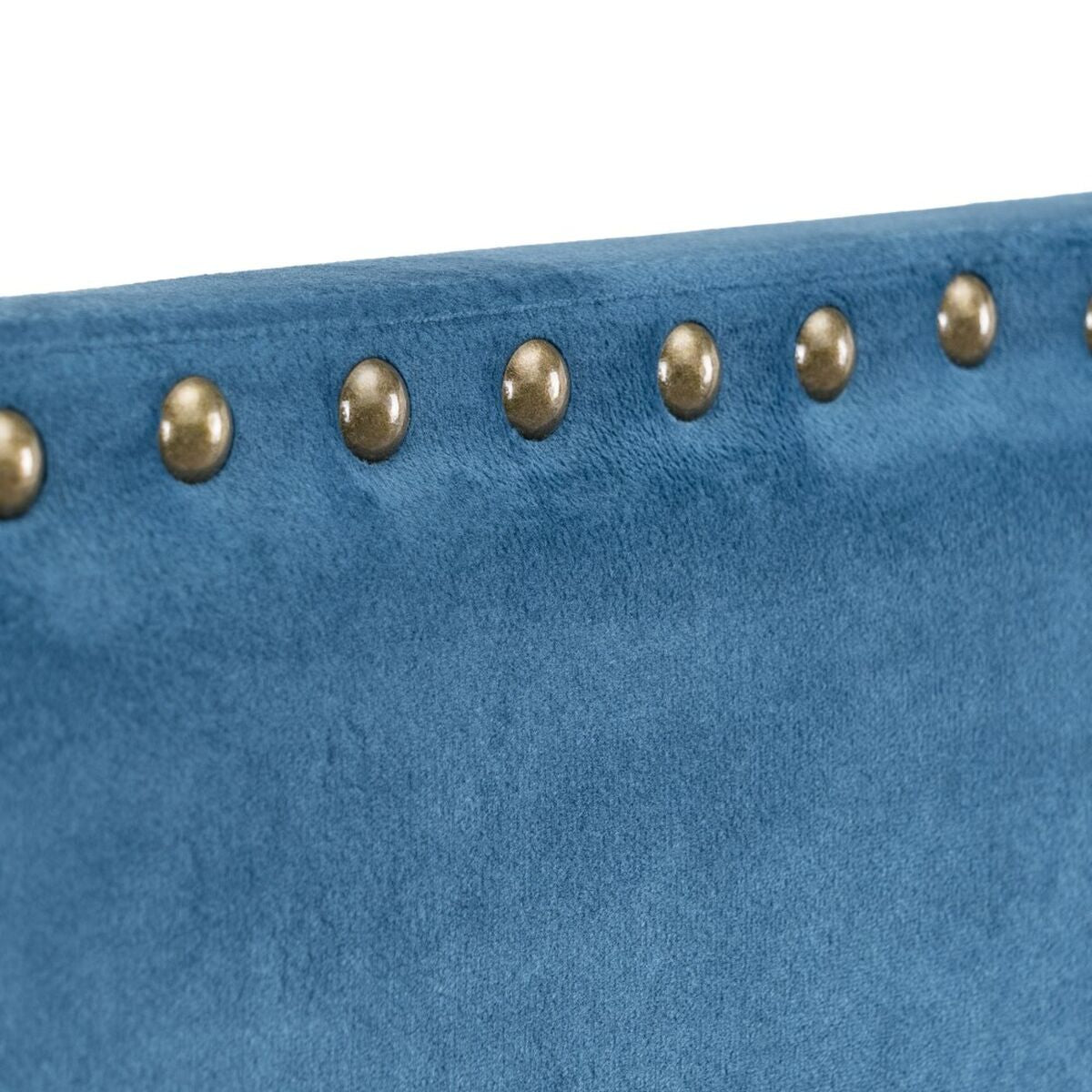 Bed Headboard 180 x 6 x 60 cm Synthetic Fabric Blue