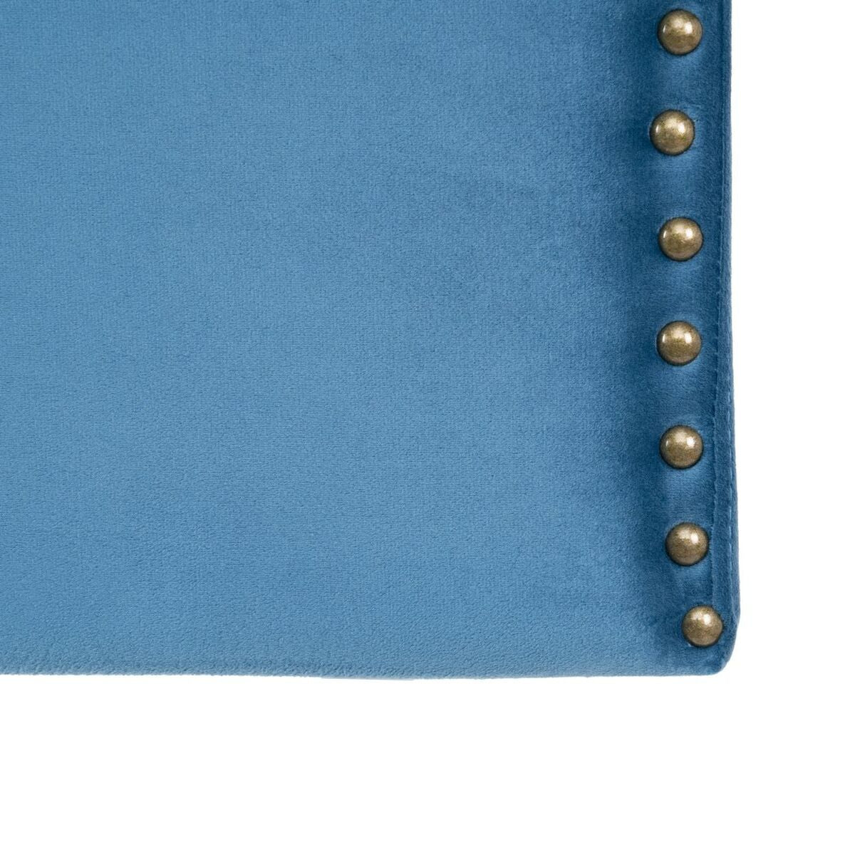 Bed Headboard 180 x 6 x 60 cm Synthetic Fabric Blue