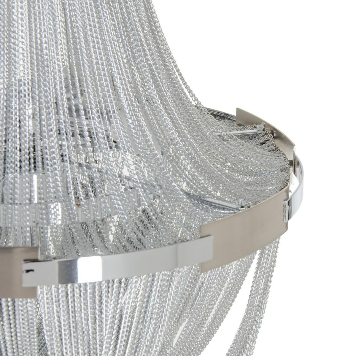 Ceiling Lamp 50 x 50 x 90 cm Silver Metal