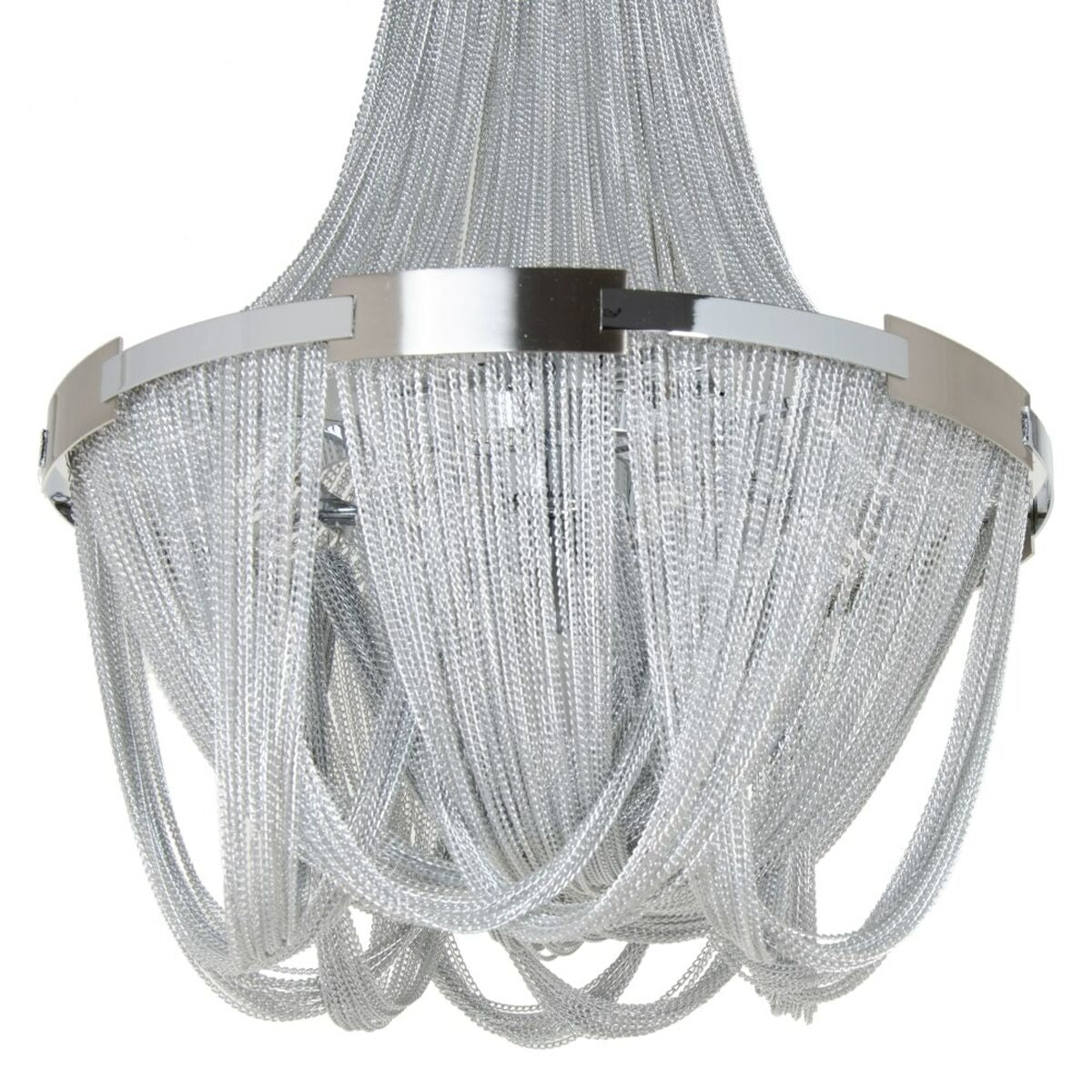 Ceiling Lamp 50 x 50 x 90 cm Silver Metal