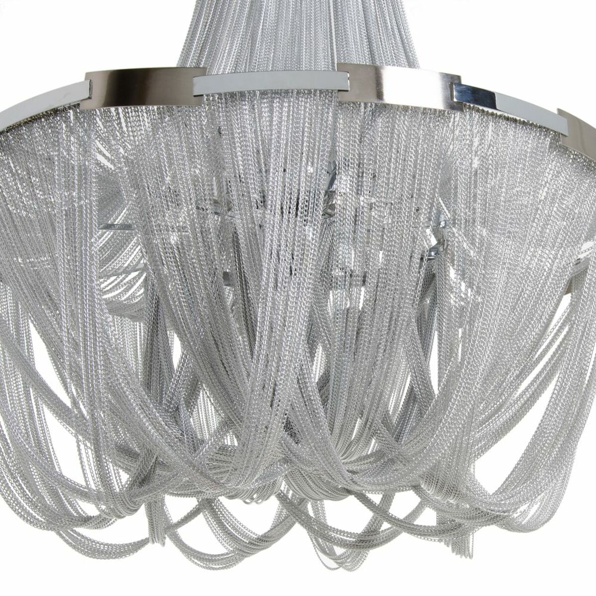 Ceiling Lamp 80 x 80 x 120 cm Silver Metal