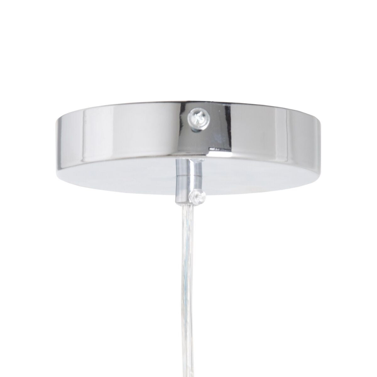 Ceiling Lamp 16 x 16 x 50 cm Grey Glass Metal