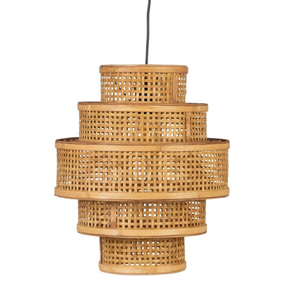 Natural Bamboo Ceiling Lamp 41 x 41 x 48 cm