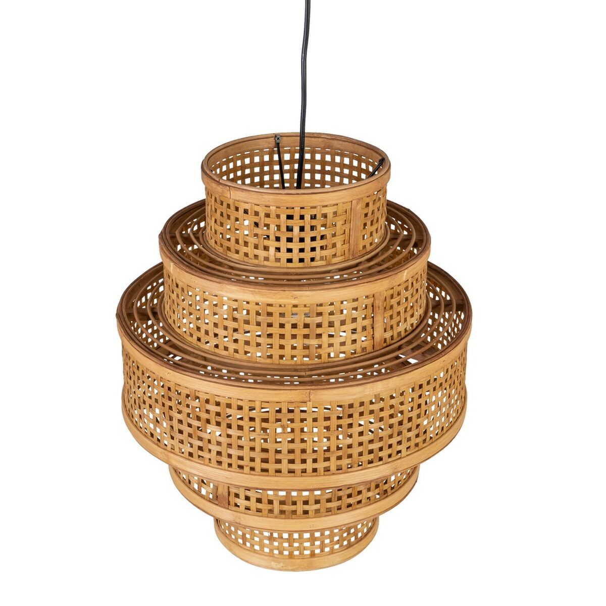 Natural Bamboo Ceiling Lamp 41 x 41 x 48 cm