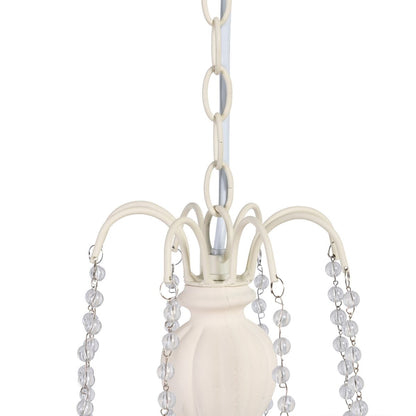 Ceiling Lamp 65 x 65 x 107 cm Beige Metal Ø 15 cm Classic