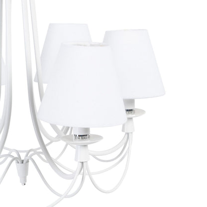 Ceiling Lamp 53 x 53 x 112 cm White Metal Ø 15 cm Classic