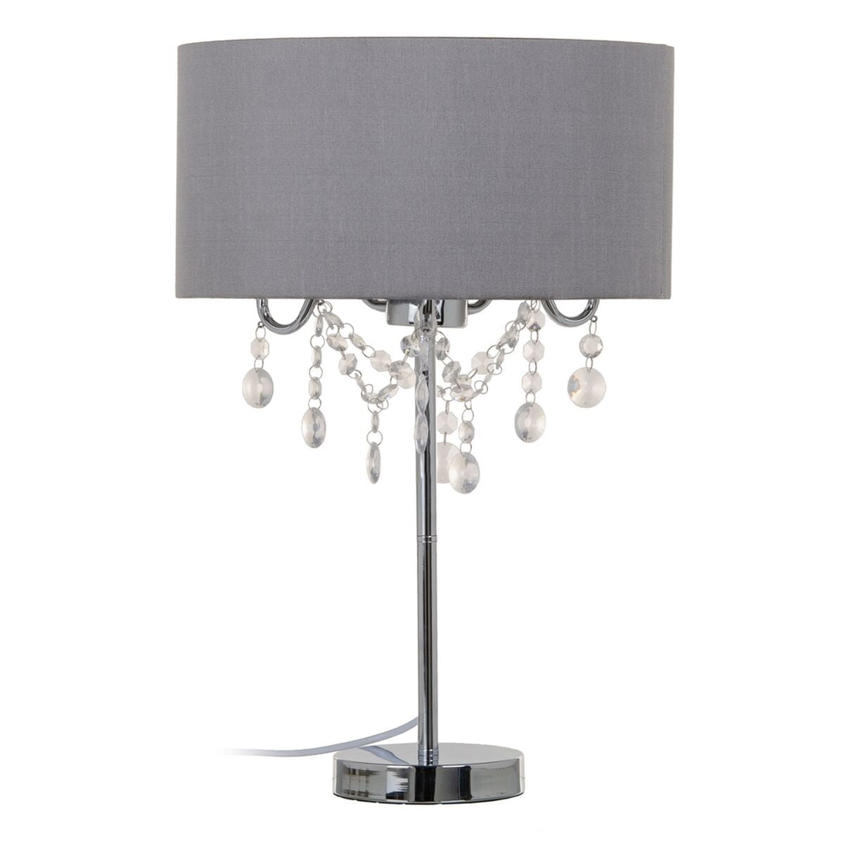 Table Lamp Grey Acrylic Linen Metal Iron 40W 220V 240V 220 -240V 36 x 36 x 60cm