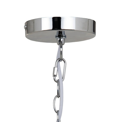 Ceiling Lamp Ø 14 cm 51 x 51 x 85 cm Metal Silver