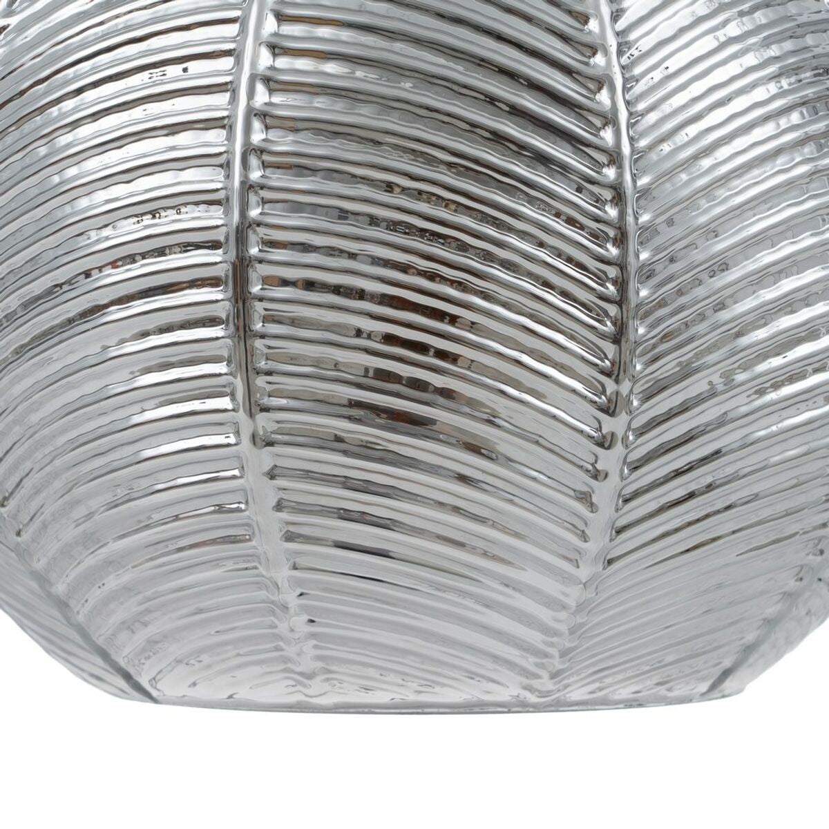 Ceiling Lamp 20 x 20 x 15.5 cm Crystal Silver Iron Ø 20 cm