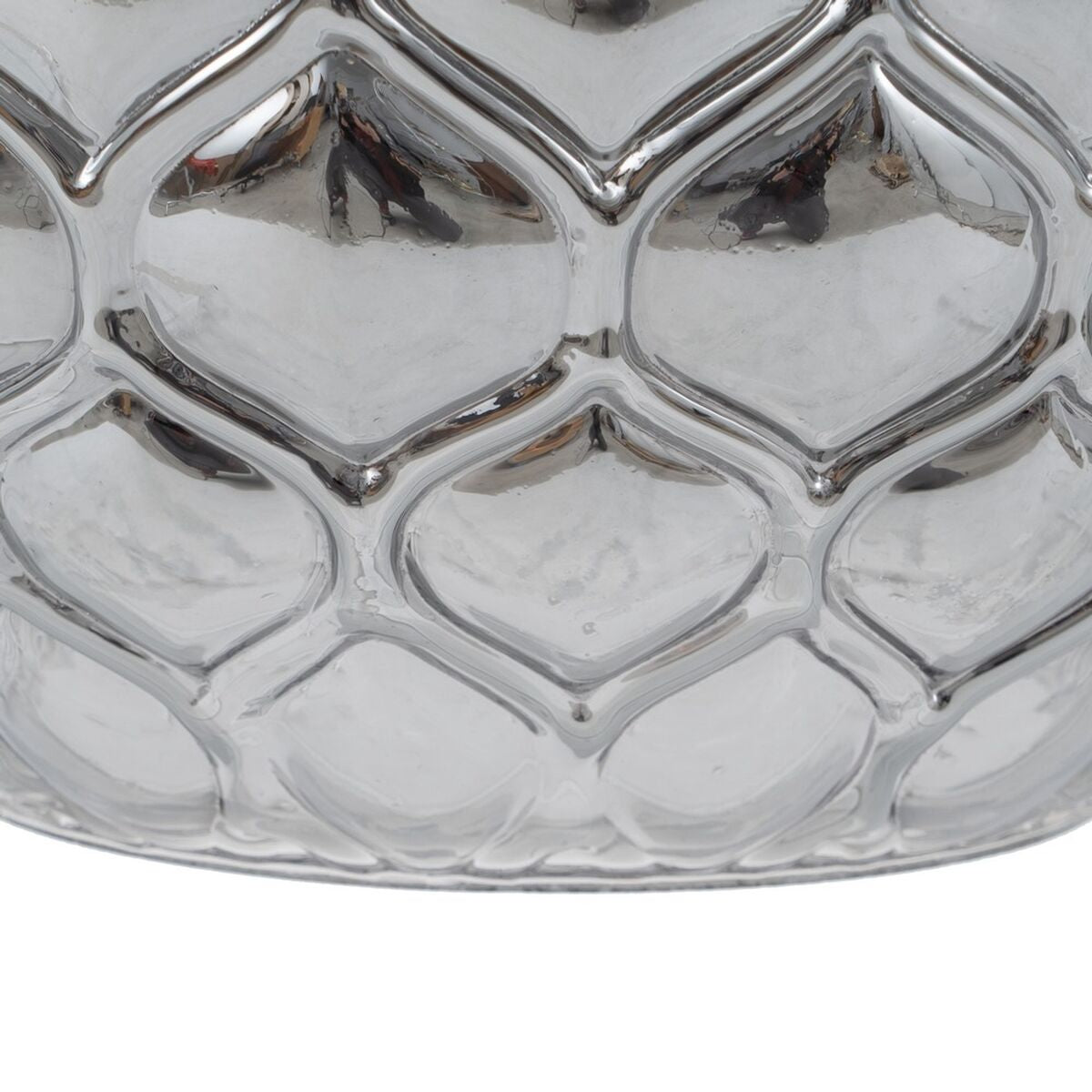 Silver Crystal Iron Ceiling Lamp Ø 20 cm 23 x 23 x 21.5 cm