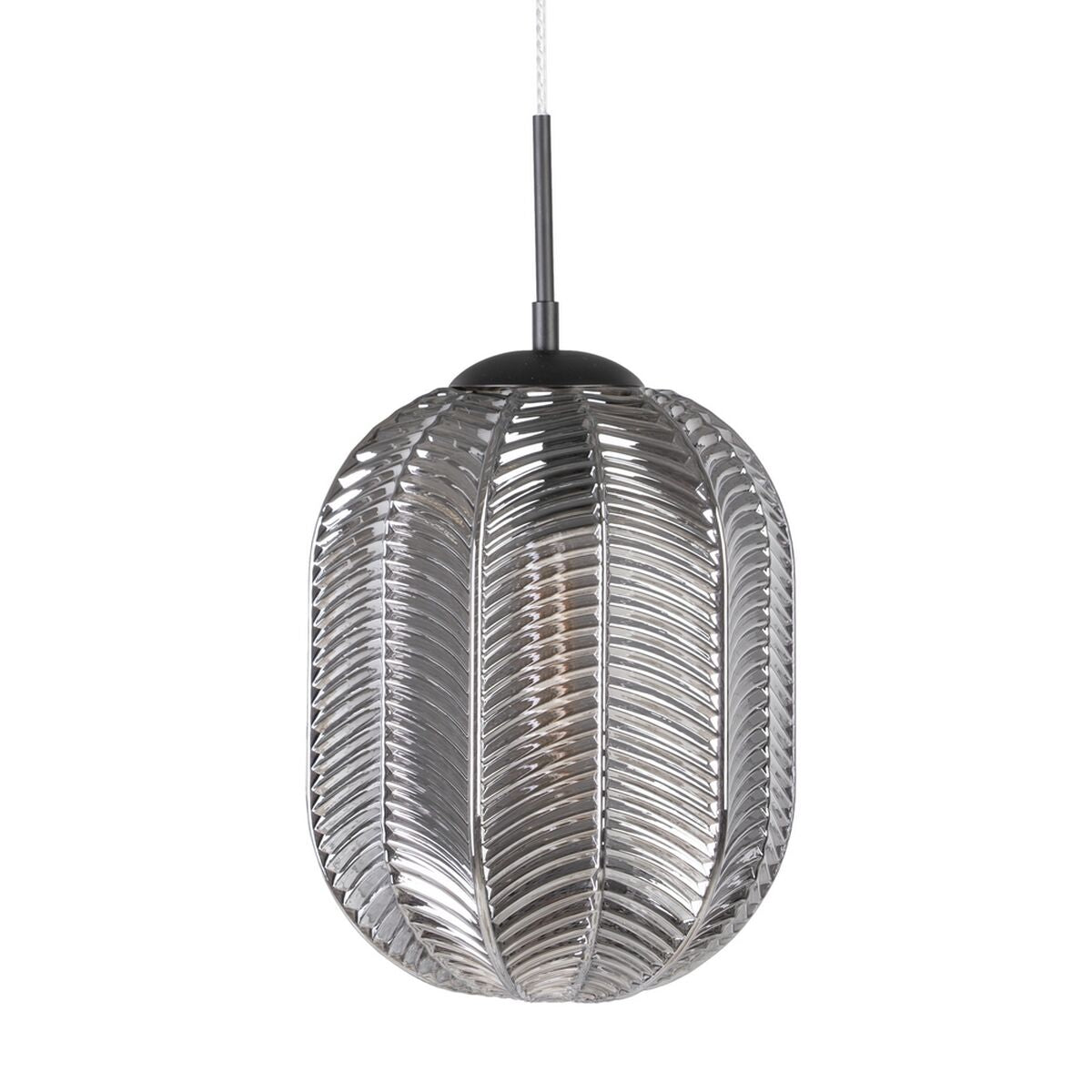 Ceiling Lamp 26 x 26 x 120 cm Grey Glass