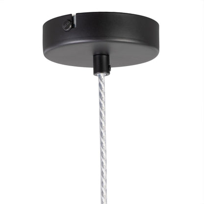 Ceiling Lamp 26 x 26 x 120 cm Grey Glass