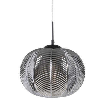 Ceiling Lamp 34.5 x 34.5 x 130 cm Grey Glass