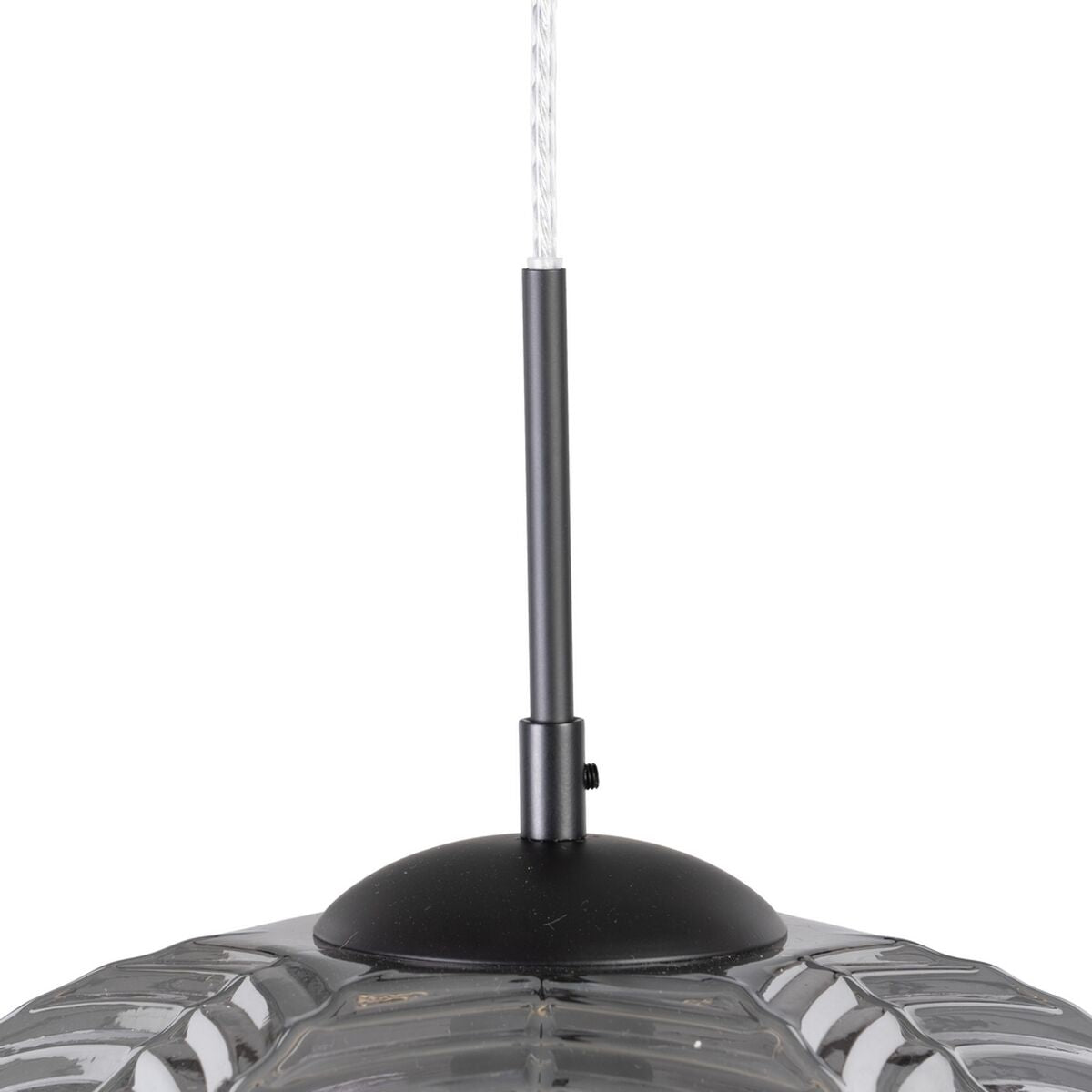 Ceiling Lamp 34.5 x 34.5 x 130 cm Grey Glass