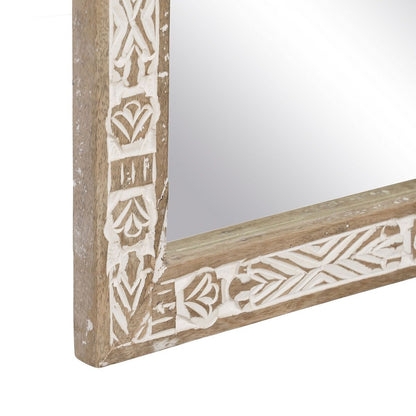 Wall mirror 51 x 3 x 76 cm Wood White