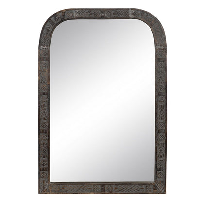 Wall Mirror 77 x 3 x 113 cm Brown Wood