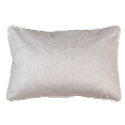 Beige cushion 45 x 30 cm