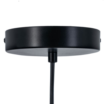 Ceiling Lamp 85 x 15 x 32 cm Black Glass Metal