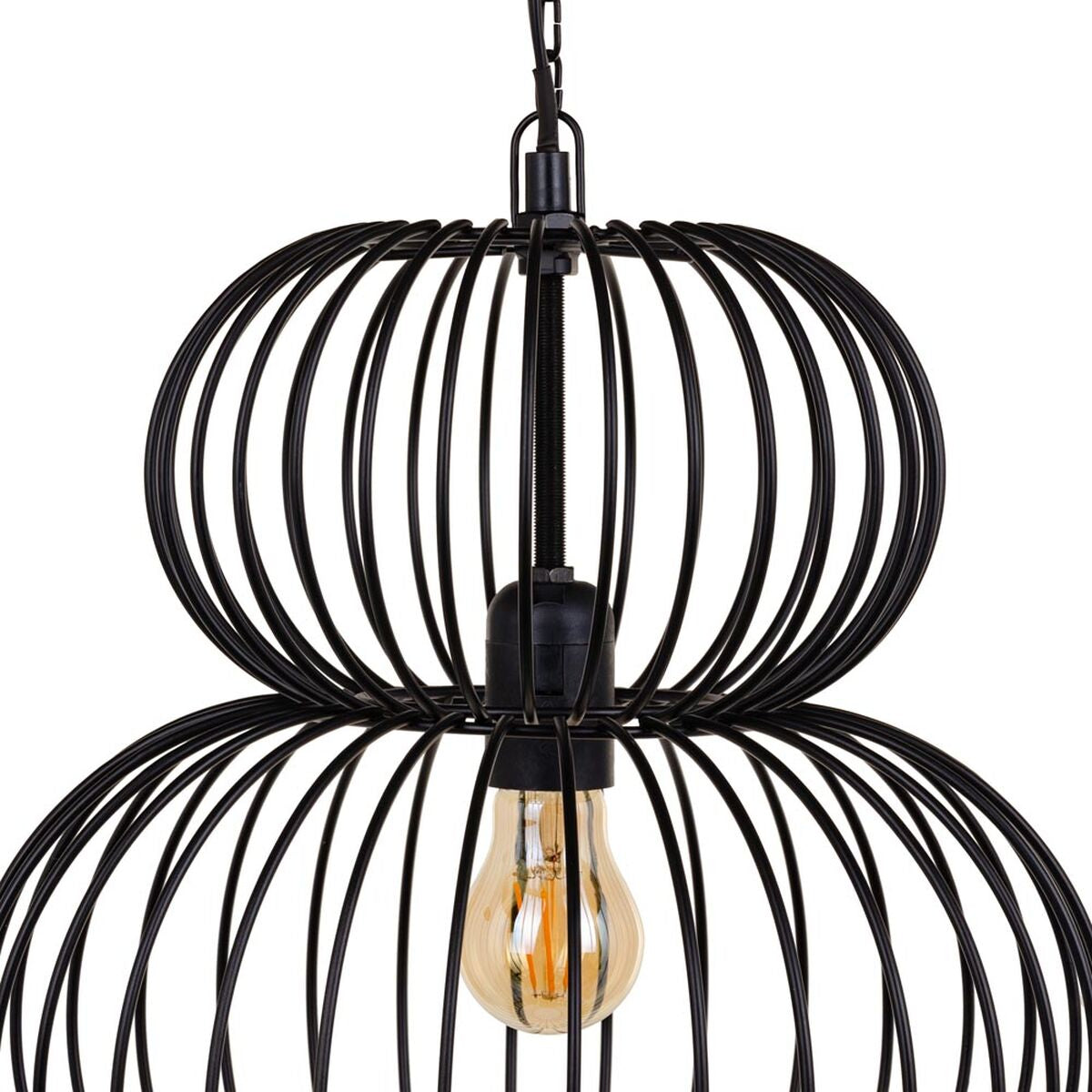 Ceiling Lamp 34 x 34 x 51 cm Black Iron Ø 34 cm