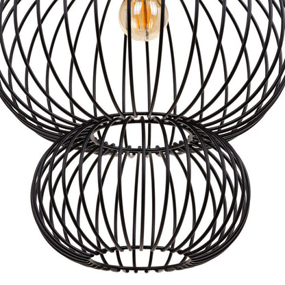 Ceiling Lamp 34 x 34 x 51 cm Black Iron Ø 34 cm