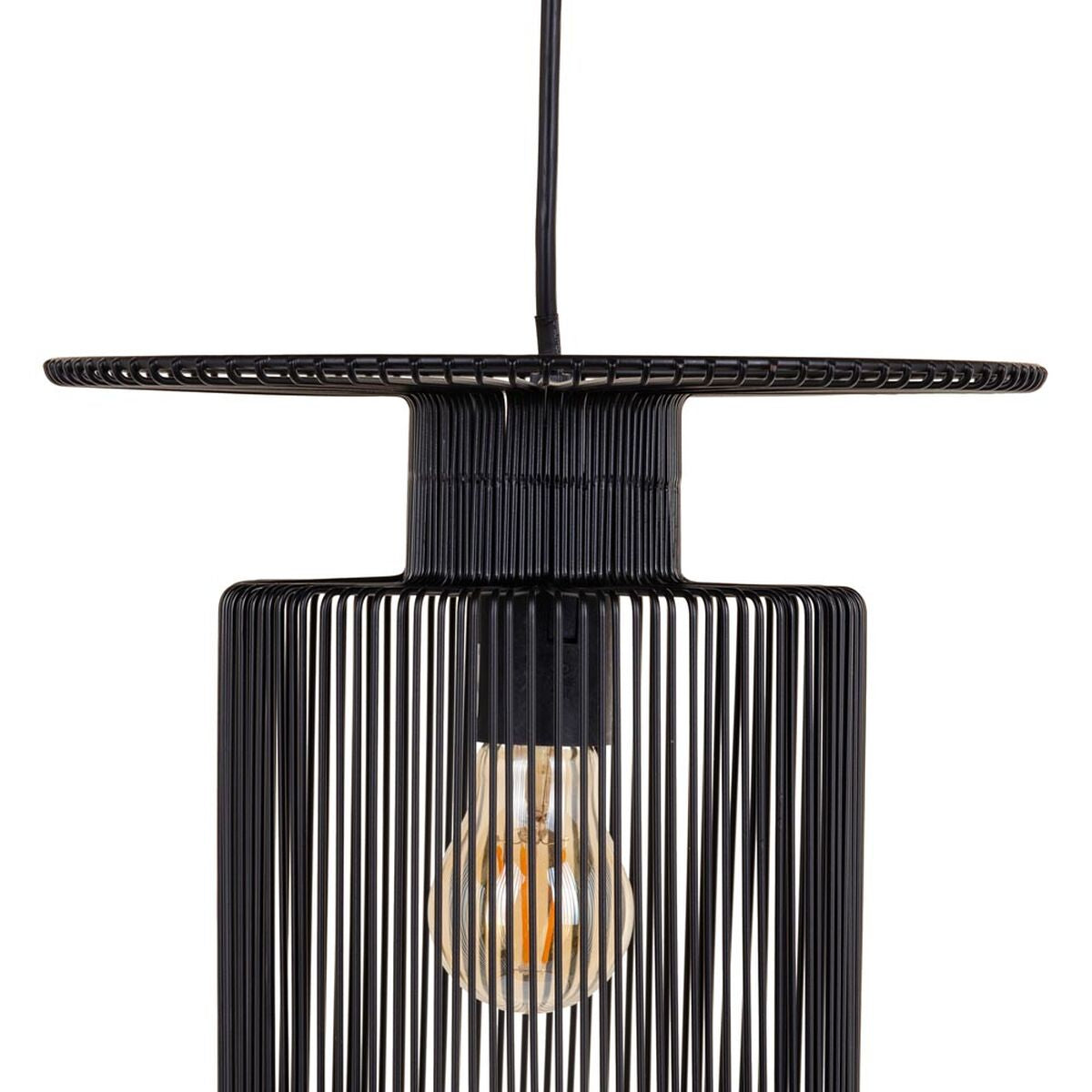 Ceiling Lamp 27 x 27 x 30.5 cm Black Iron Ø 27 cm