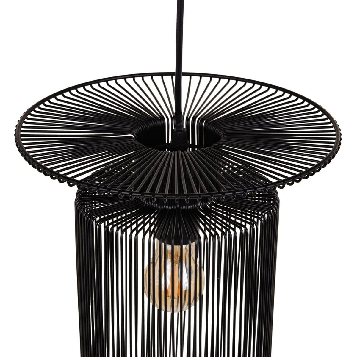 Ceiling Lamp 27 x 27 x 30.5 cm Black Iron Ø 27 cm