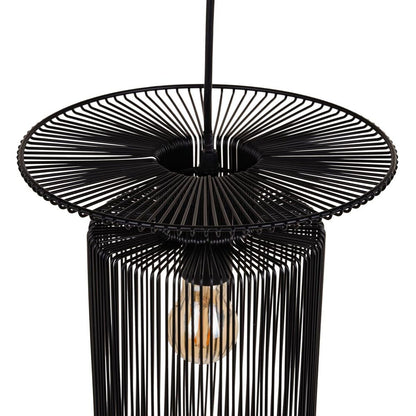 Ceiling Lamp 27 x 27 x 30.5 cm Black Iron Ø 27 cm