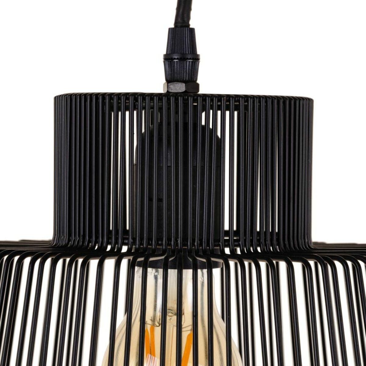 Ceiling Lamp 29 x 29 x 39.5 cm Black Iron Ø 29 cm