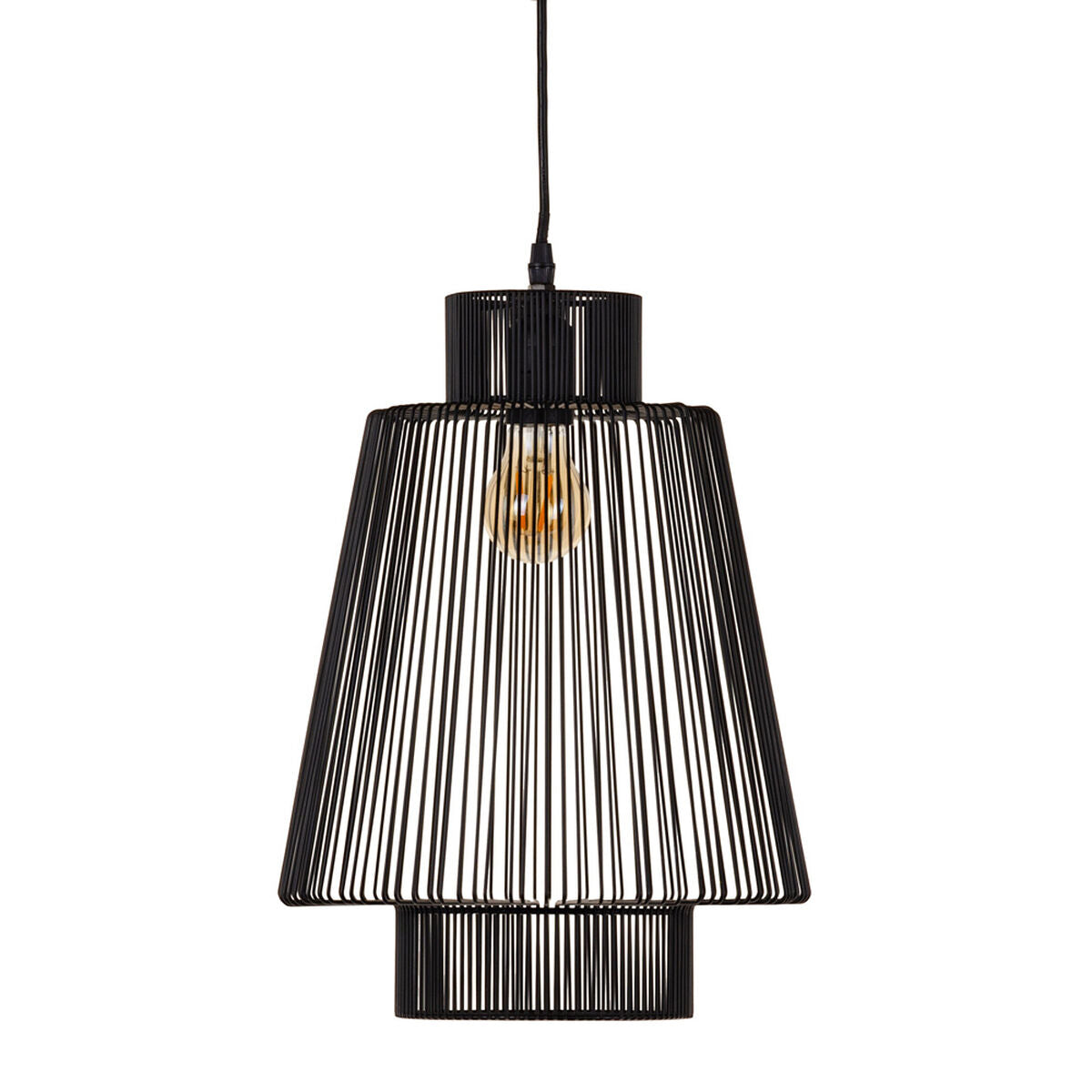 Ceiling Lamp 29 x 29 x 39.5 cm Black Iron Ø 29 cm