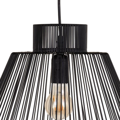 Black Iron Ceiling Lamp Ø 36 cm 36 x 36 x 30 cm