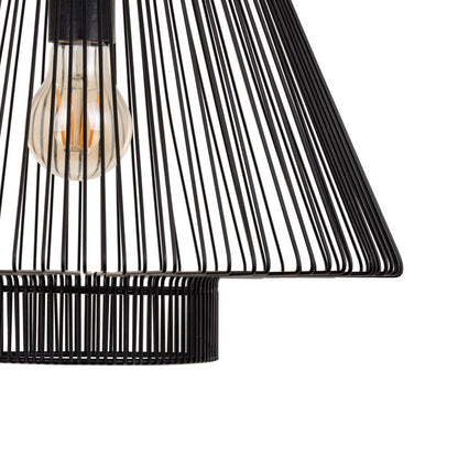 Black Iron Ceiling Lamp Ø 36 cm 36 x 36 x 30 cm