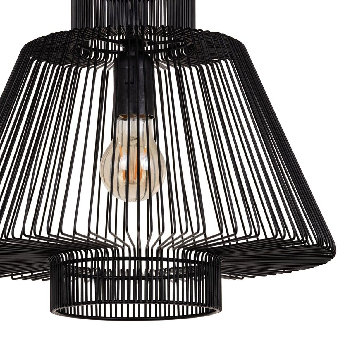 Black Iron Ceiling Lamp Ø 36 cm 36 x 36 x 30 cm