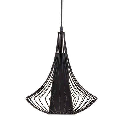 Black Ceiling Lamp 30 x 30 x 45 cm Iron Ø 30 cm