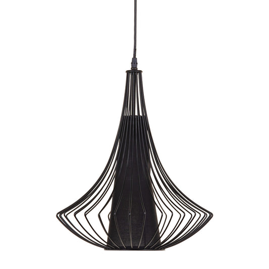 Black Ceiling Lamp 30 x 30 x 45 cm Iron Ø 30 cm