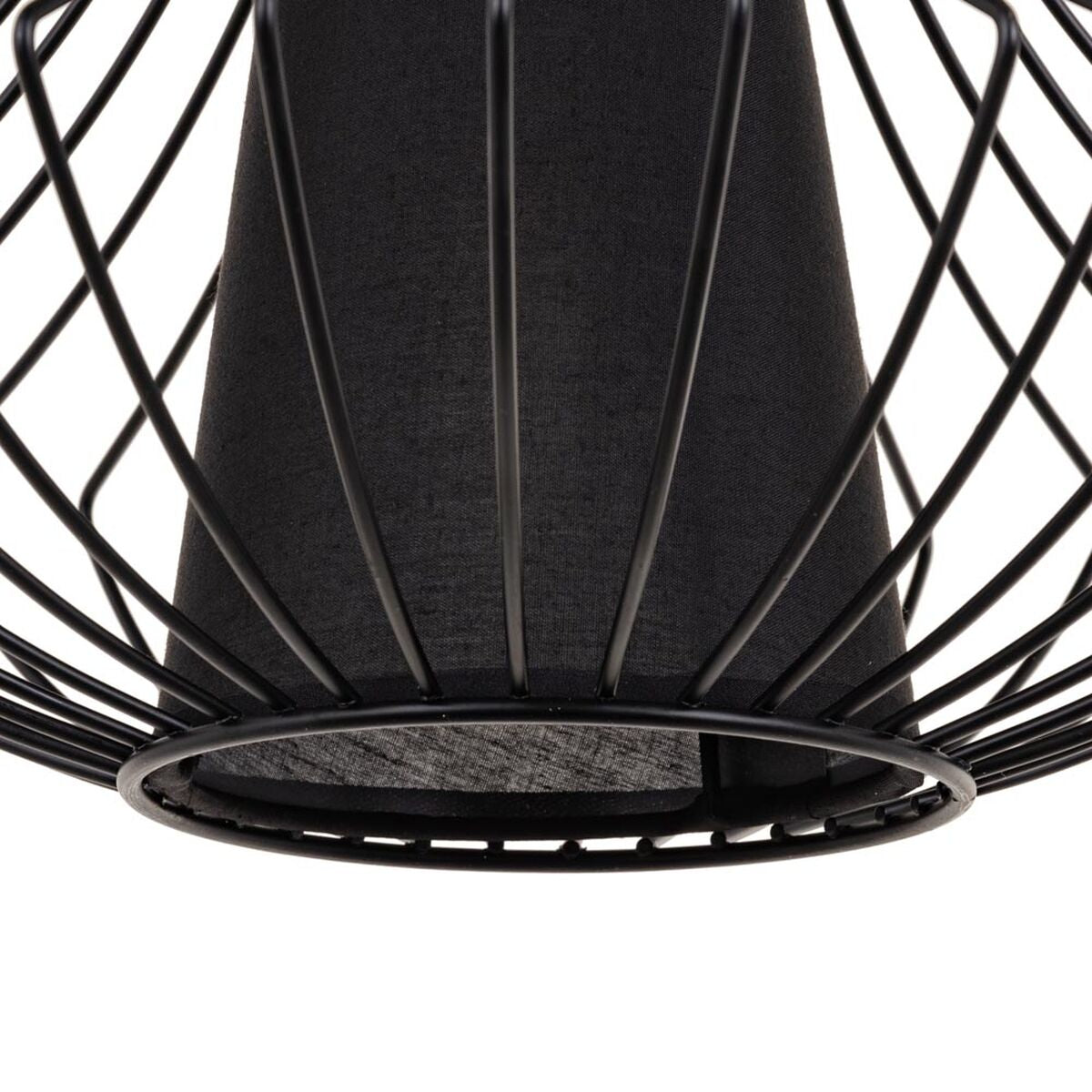 Black Ceiling Lamp 30 x 30 x 45 cm Iron Ø 30 cm