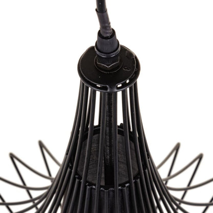 Black Ceiling Lamp 30 x 30 x 45 cm Iron Ø 30 cm