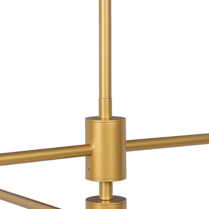 Ceiling Lamp 80 x 80 x 129.5 cm Gold Metal Modern