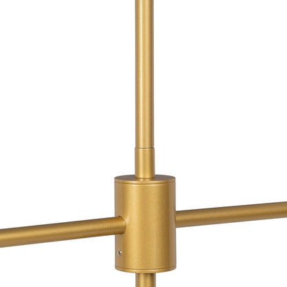 Ceiling Lamp 80 x 80 x 137.5 cm Gold Metal Modern