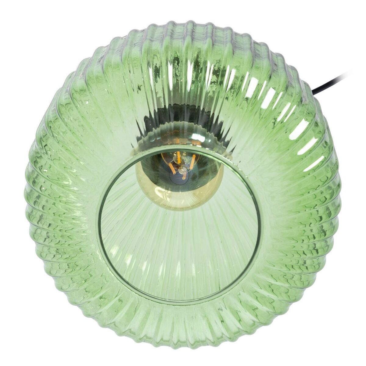 Green Metal Crystal Ceiling Lamp 20 x 20 x 30 cm