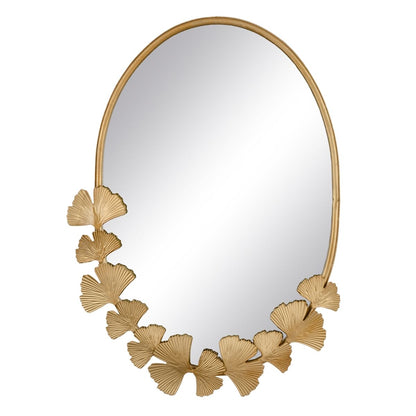 Wall Mirror 34 x 4 x 42 cm Gold Metal