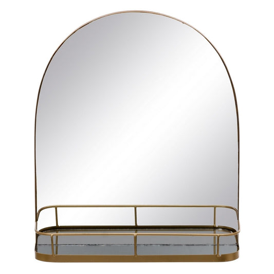 Wall Mirror 40 x 12 x 46.5 cm Gold Metal