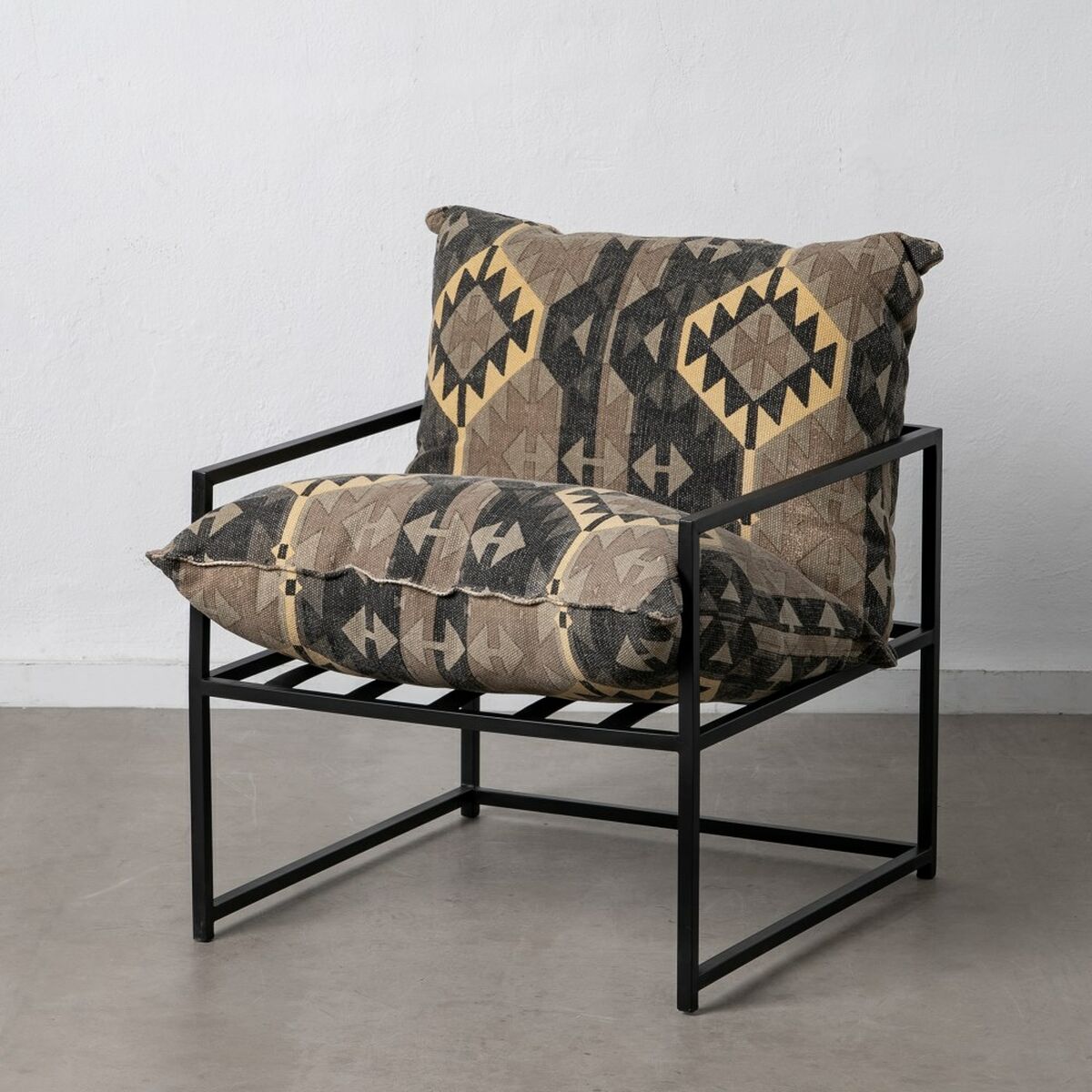 Sillón Negro Taupé 70 x 84 x 86 cm