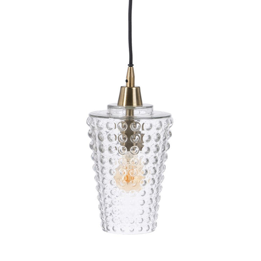 Crystal Metal Ceiling Lamp 17 x 17 x 31 cm