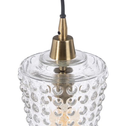 Crystal Metal Ceiling Lamp 17 x 17 x 31 cm