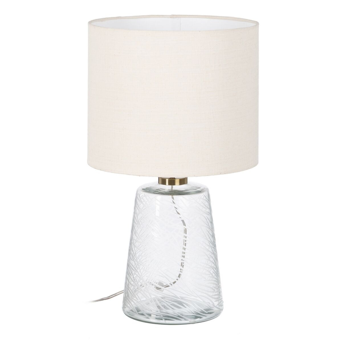 Table Lamp White Gold Cotton Metal Crystal Brass Iron 40W 220V 240V 220-240V 30 x 30 x 53cm 45 x 45 x 46cm