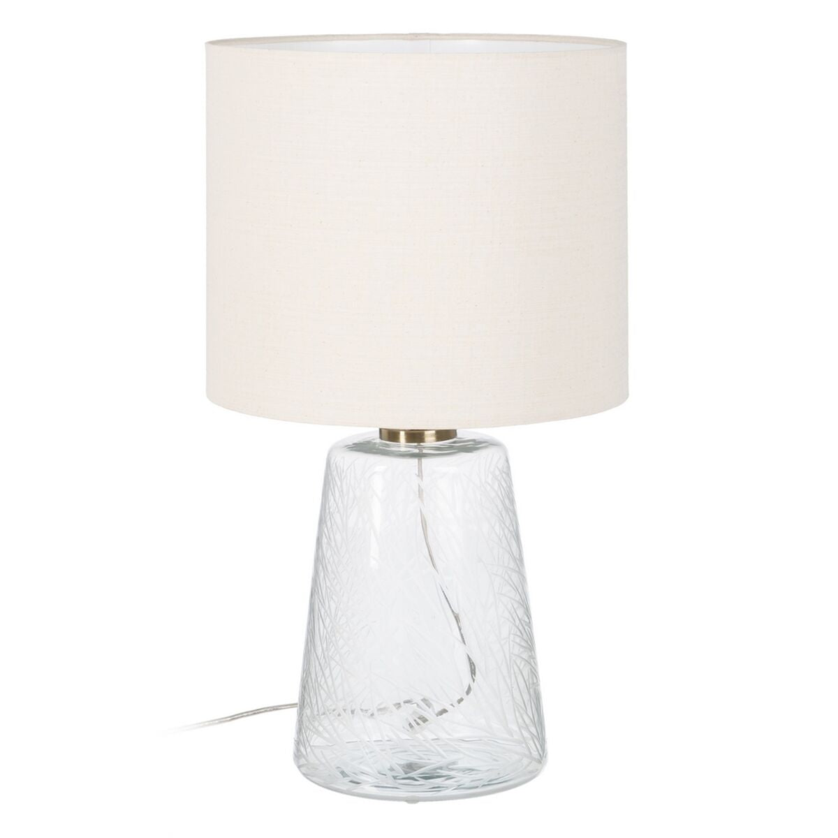 Table Lamp White Gold Cotton Metal Crystal Brass Iron 40W 220V 240V 220-240V 35 x 35 x 63 cm