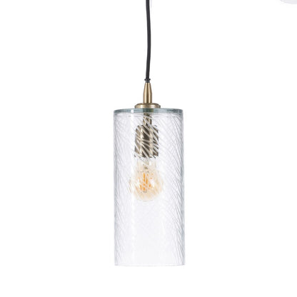 Ceiling Lamp 12 x 12 x 32 cm Crystal Metal