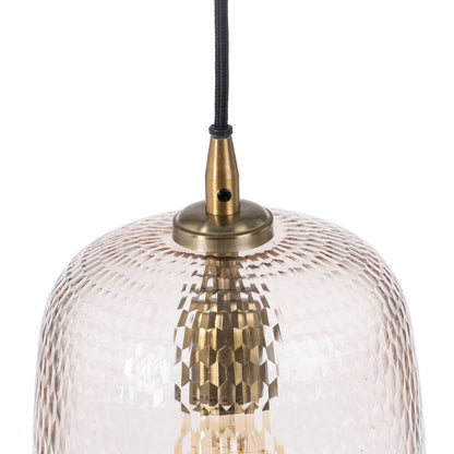 Crystal Metal Ceiling Lamp 18 x 18 x 27 cm