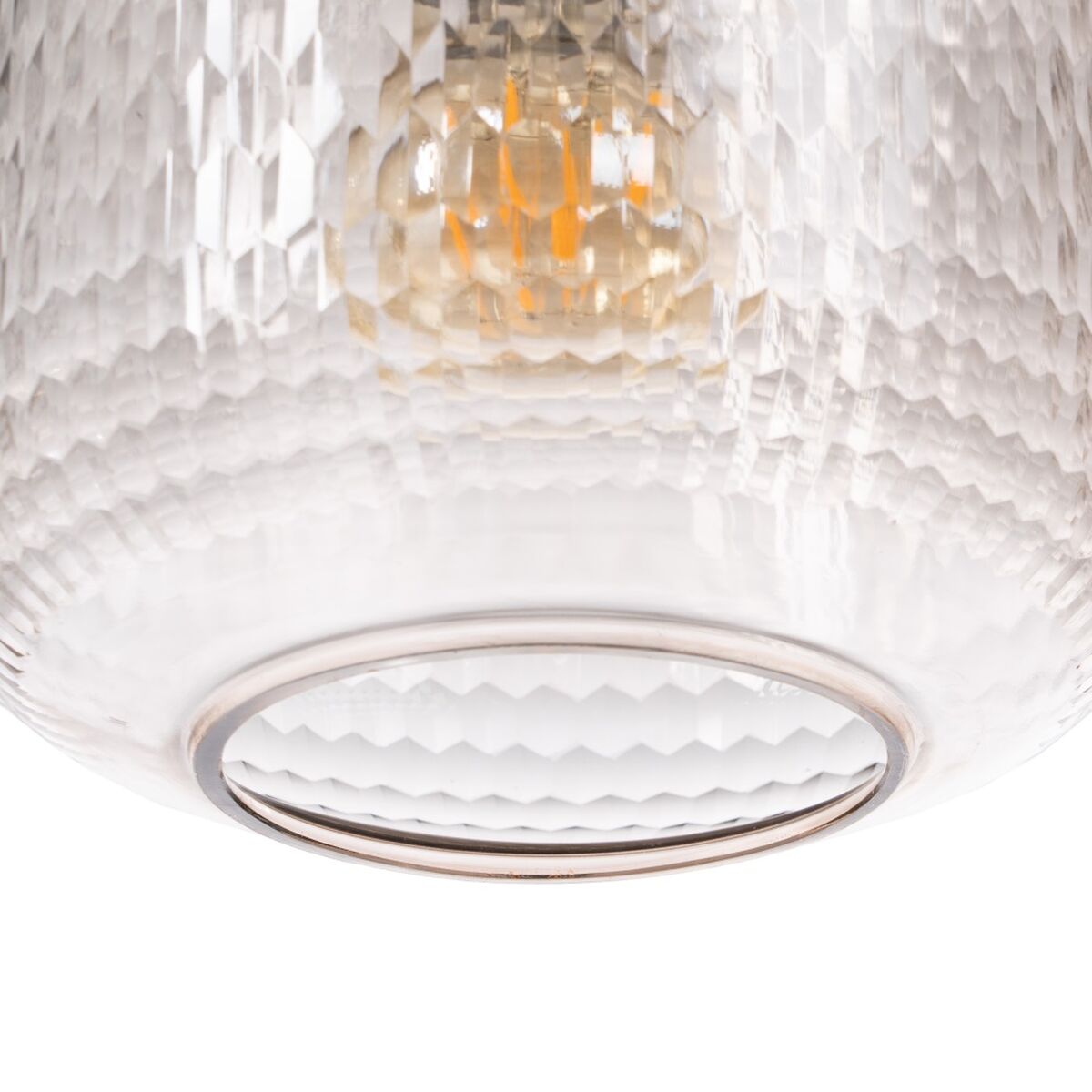 Crystal Metal Ceiling Lamp 18 x 18 x 27 cm