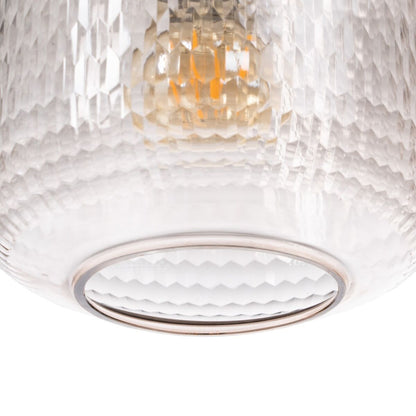 Crystal Metal Ceiling Lamp 18 x 18 x 27 cm